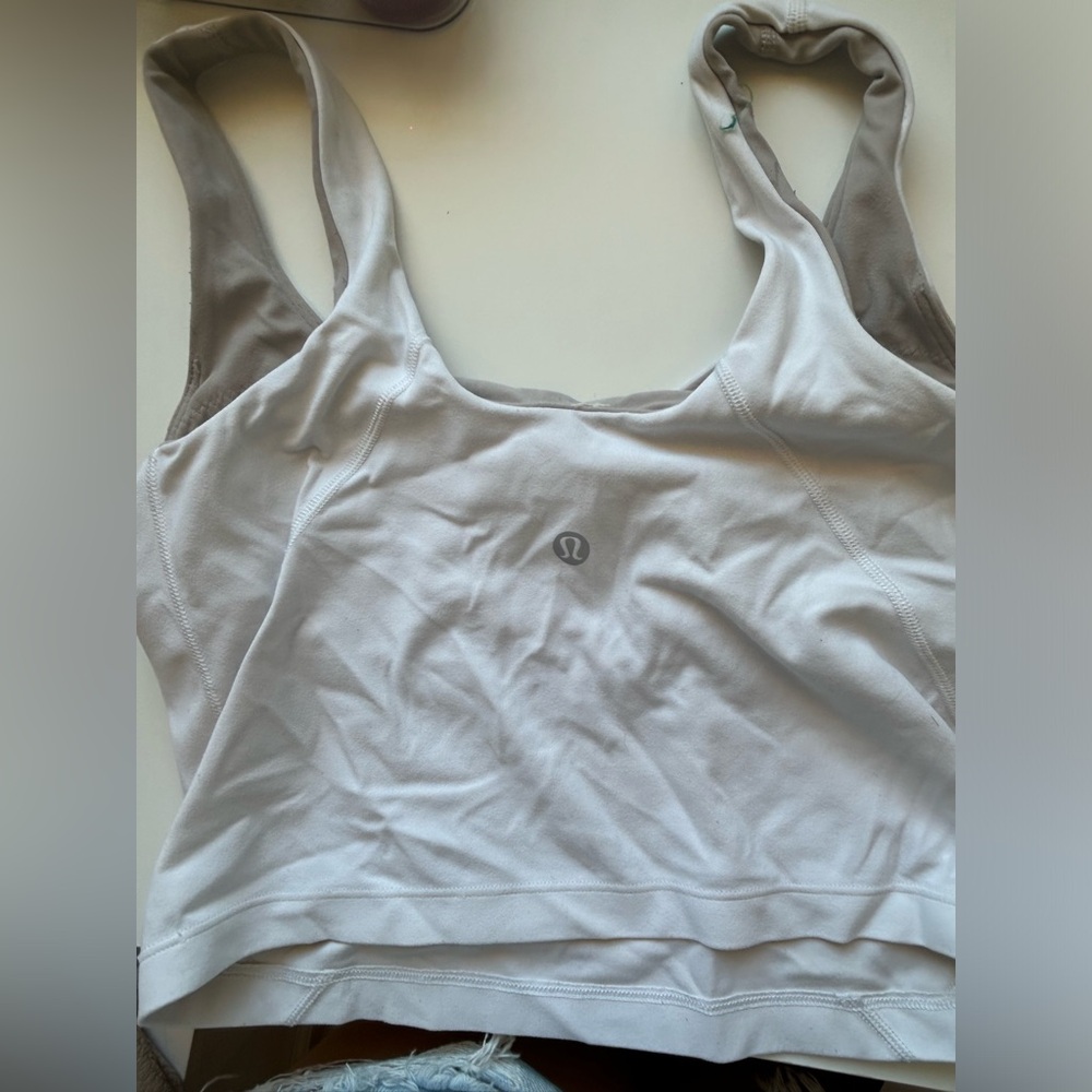White Lululemon Align Tank size 6